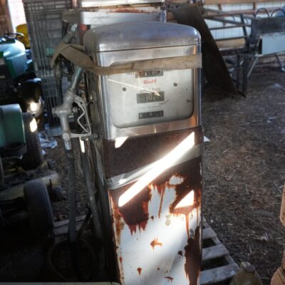 Two Old Shell Gas Pumps from the 1960's